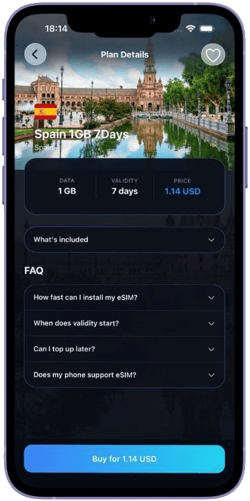 Buy a data plan
